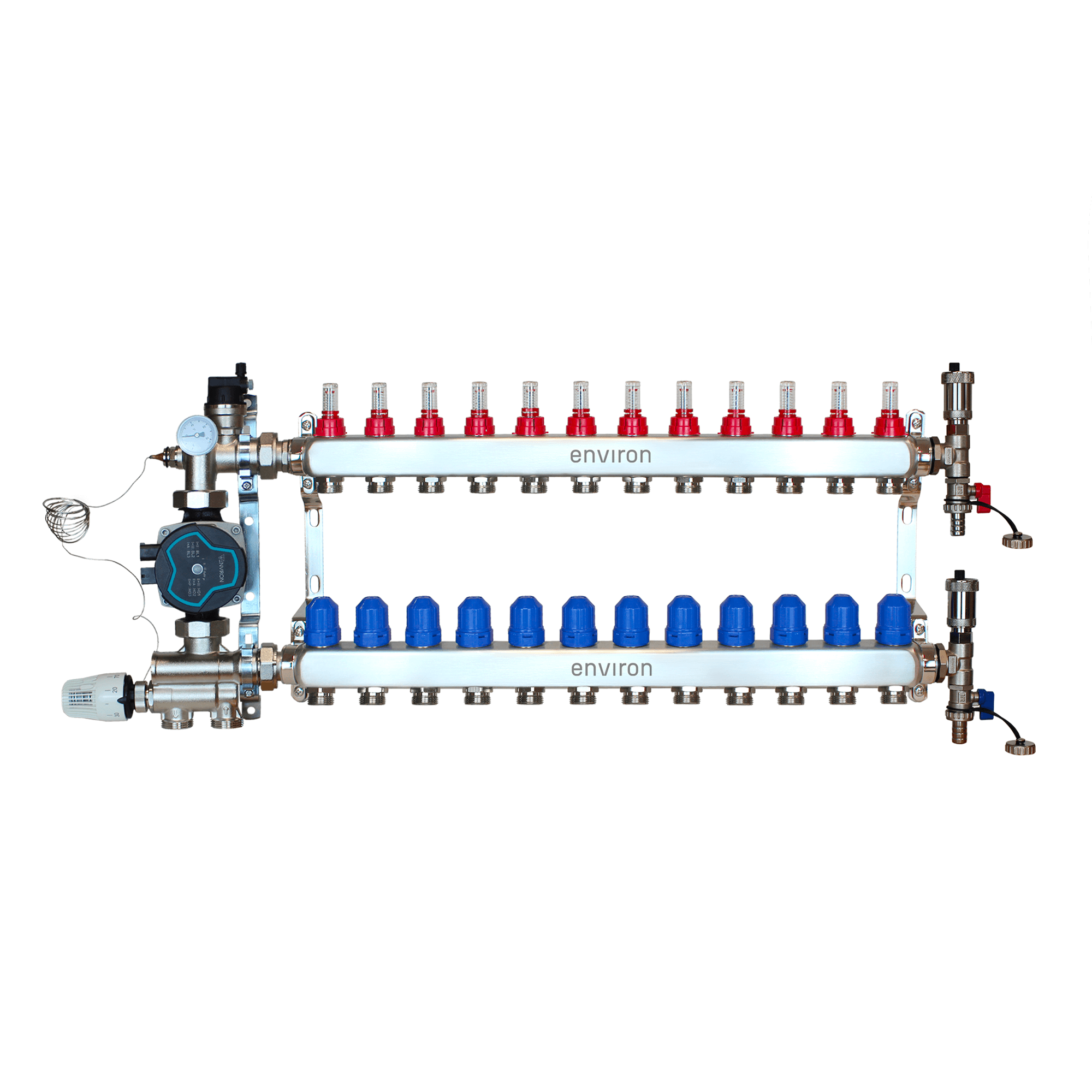 Festwertregelset M059 mit EcoStar 25/6 Hocheffizienzpumpe und Heizkreisverteiler und Zubehör