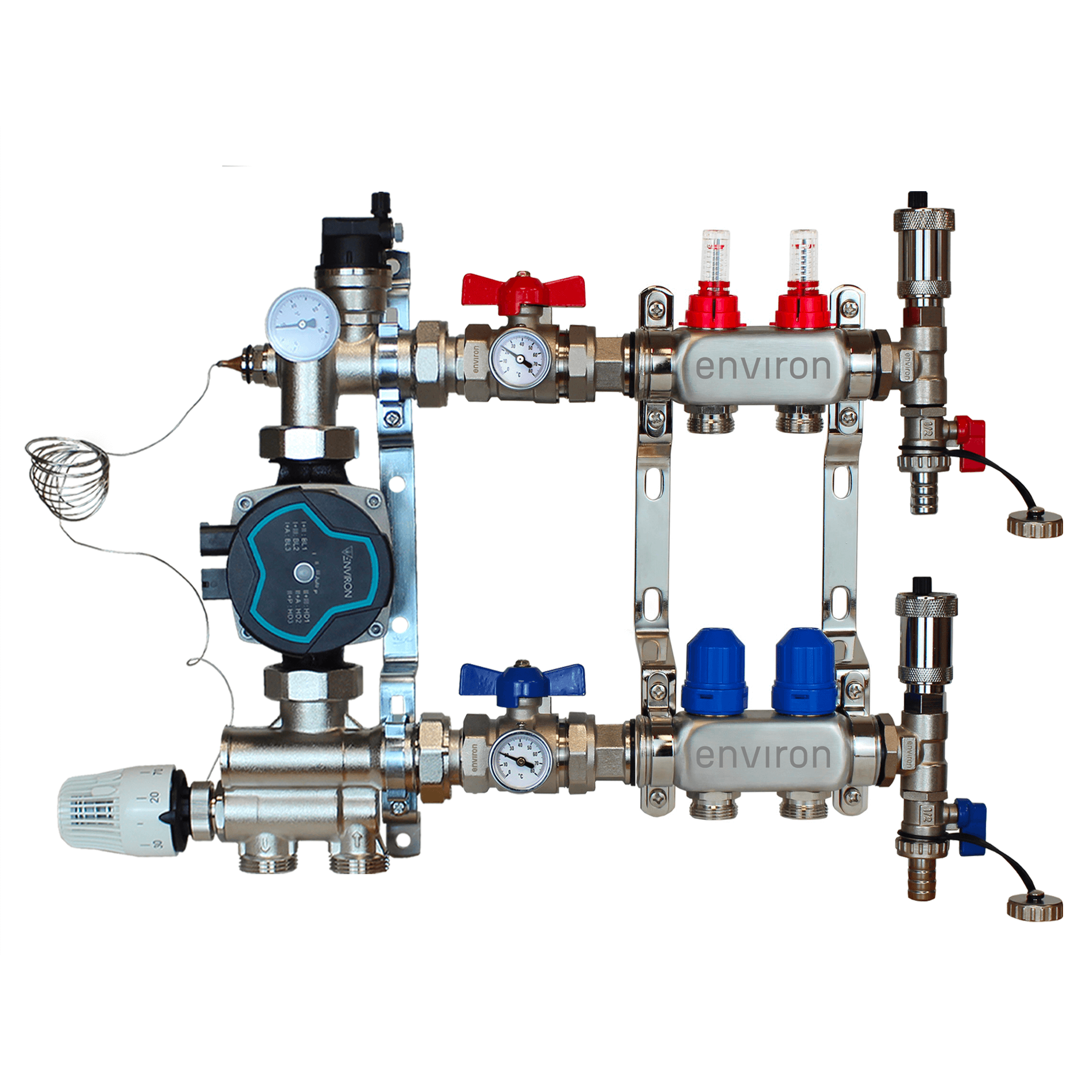 Festwertregelset M059 mit EcoStar 25/6 Hocheffizienzpumpe und Heizkreisverteiler und Zubehör