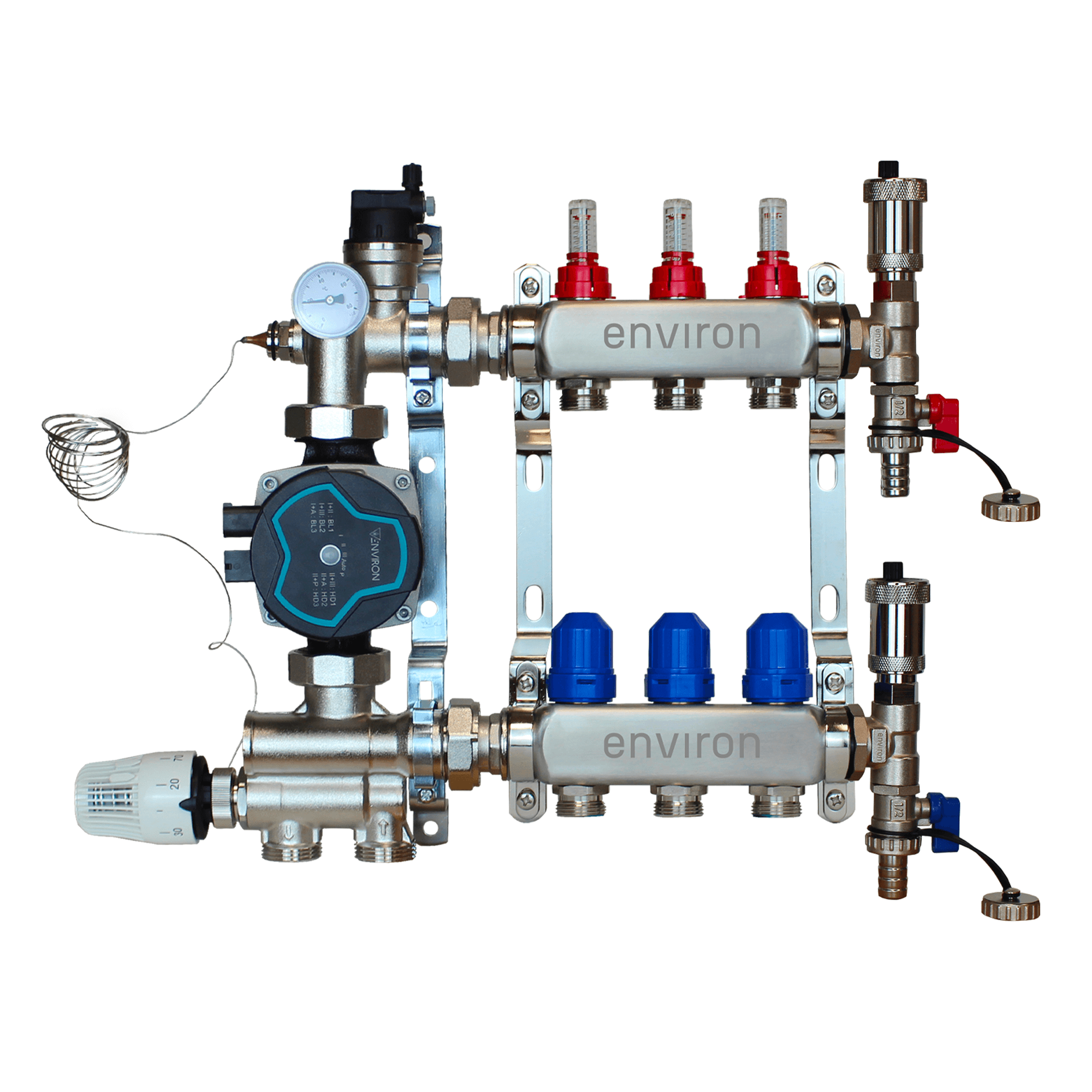 Festwertregelset M059 mit EcoStar 25/6 Hocheffizienzpumpe und Heizkreisverteiler und Zubehör