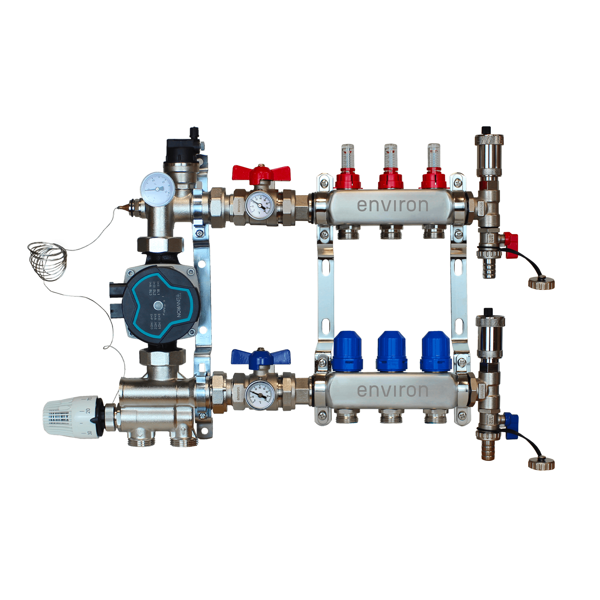 Festwertregelset M059 mit EcoStar 25/6 Hocheffizienzpumpe und Heizkreisverteiler und Zubehör