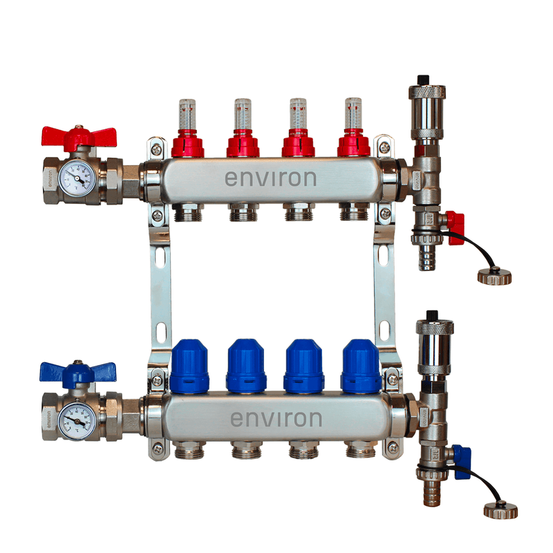 Festwertregelset M059 mit Wilo Para 25/6 Hocheffizienzpumpe und Heizkreisverteiler und Zubehör