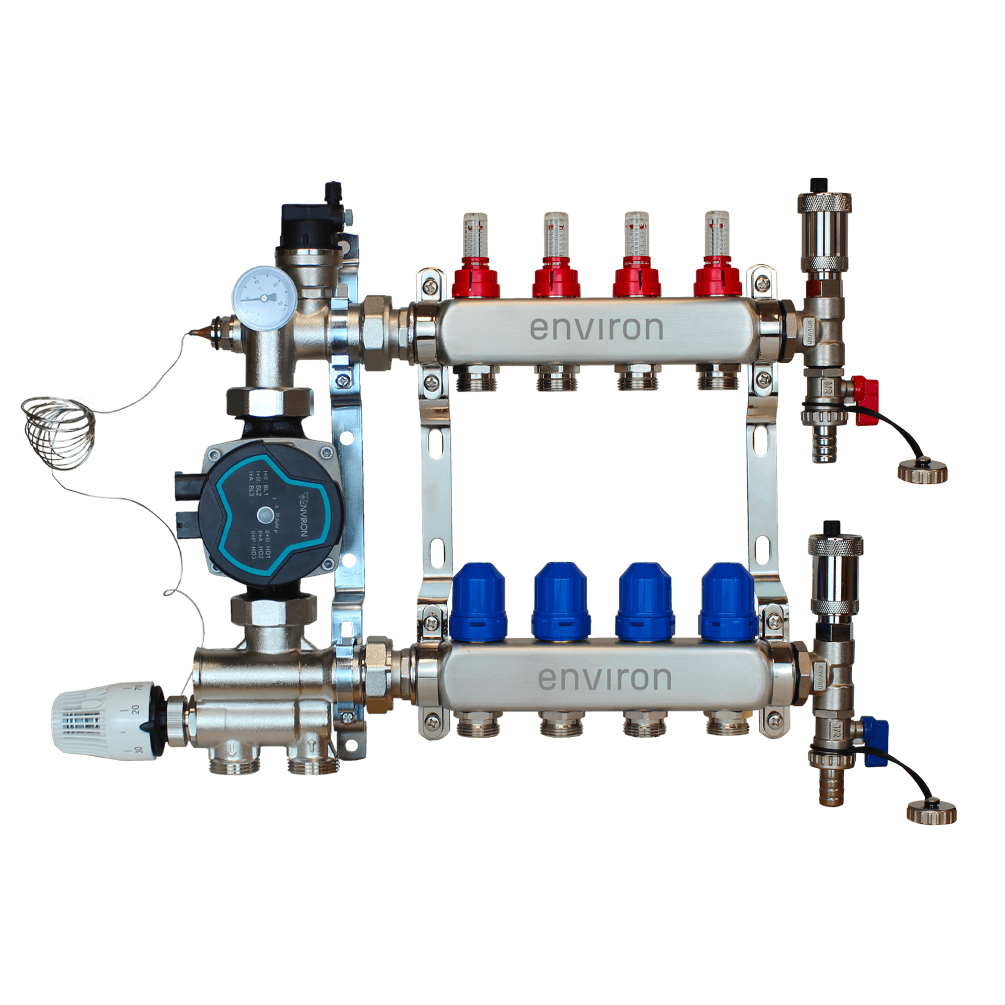 Festwertregelset M059 mit EcoStar 25/6 Hocheffizienzpumpe und Heizkreisverteiler und Zubehör