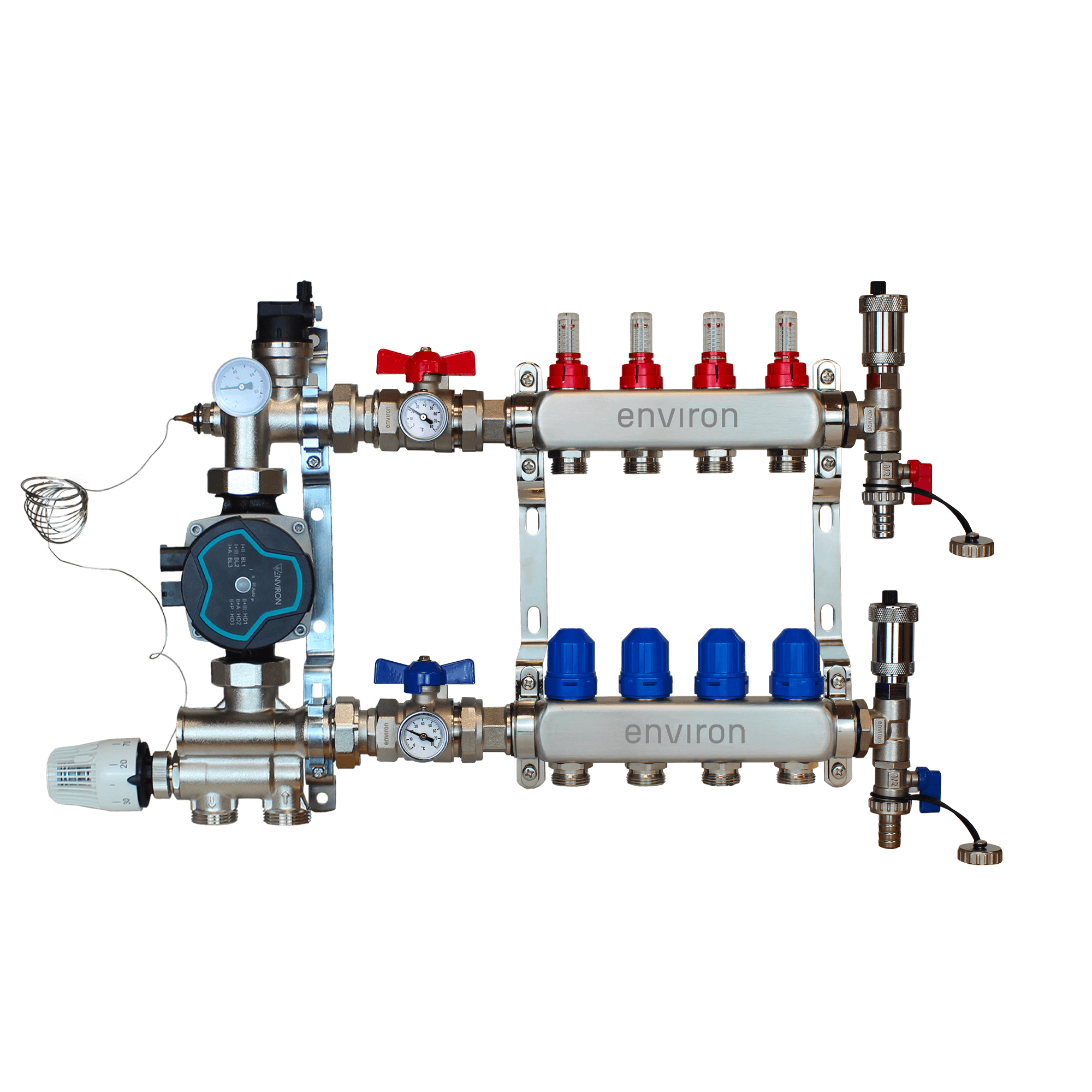 Festwertregelset M059 mit EcoStar 25/6 Hocheffizienzpumpe und Heizkreisverteiler und Zubehör