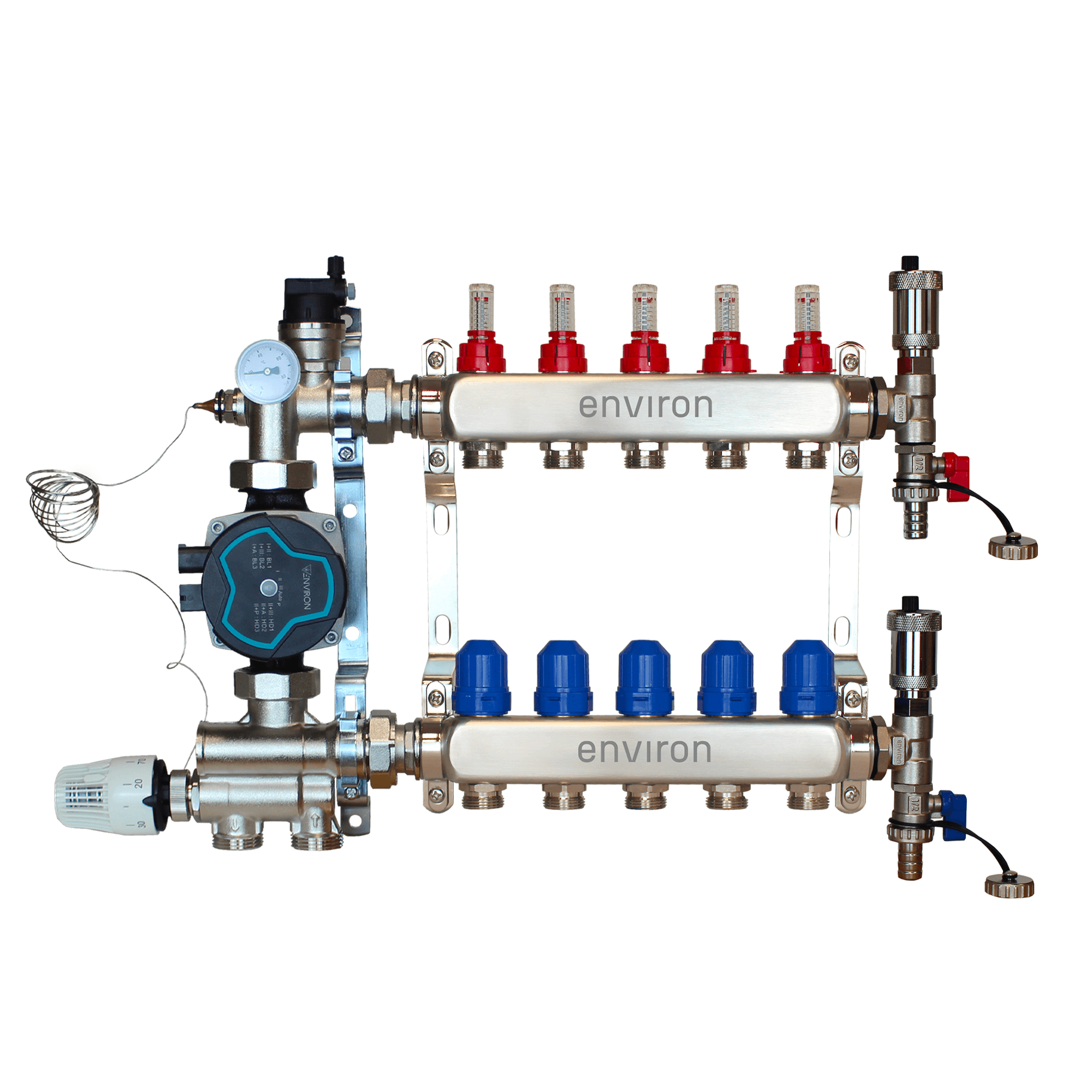 Festwertregelset M059 mit EcoStar 25/6 Hocheffizienzpumpe und Heizkreisverteiler und Zubehör