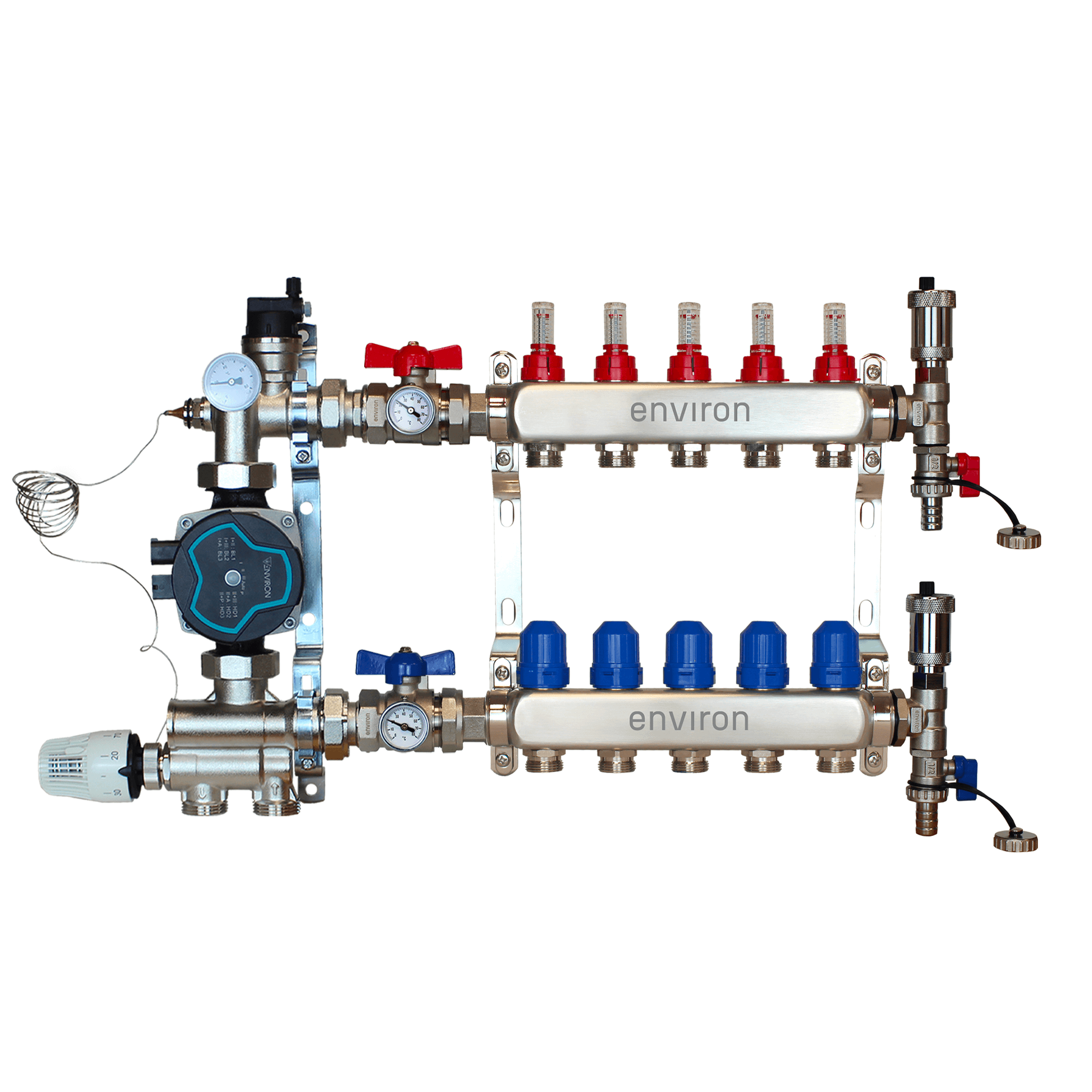 Festwertregelset M059 mit EcoStar 25/6 Hocheffizienzpumpe und Heizkreisverteiler und Zubehör