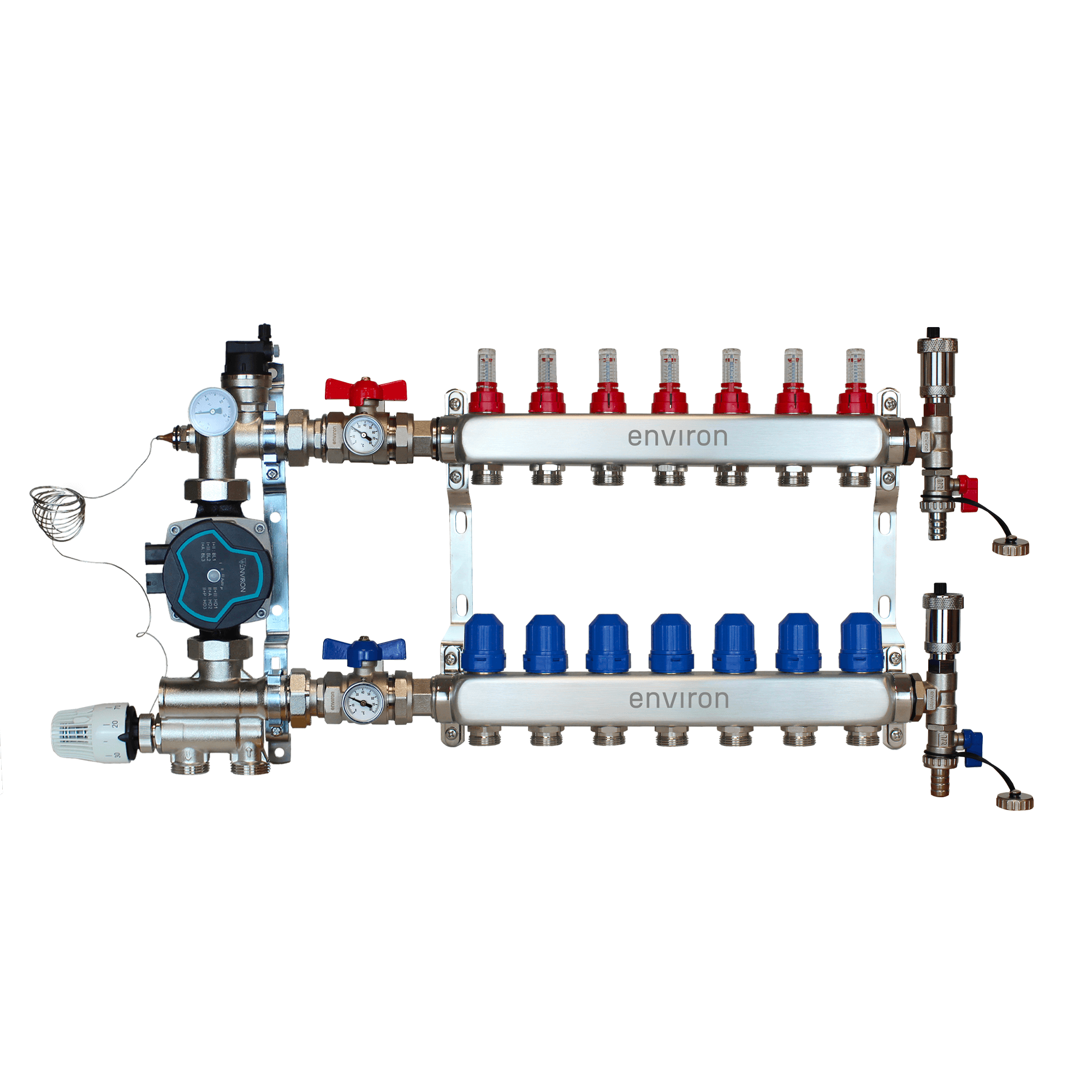 Festwertregelset M059 mit EcoStar 25/6 Hocheffizienzpumpe und Heizkreisverteiler und Zubehör