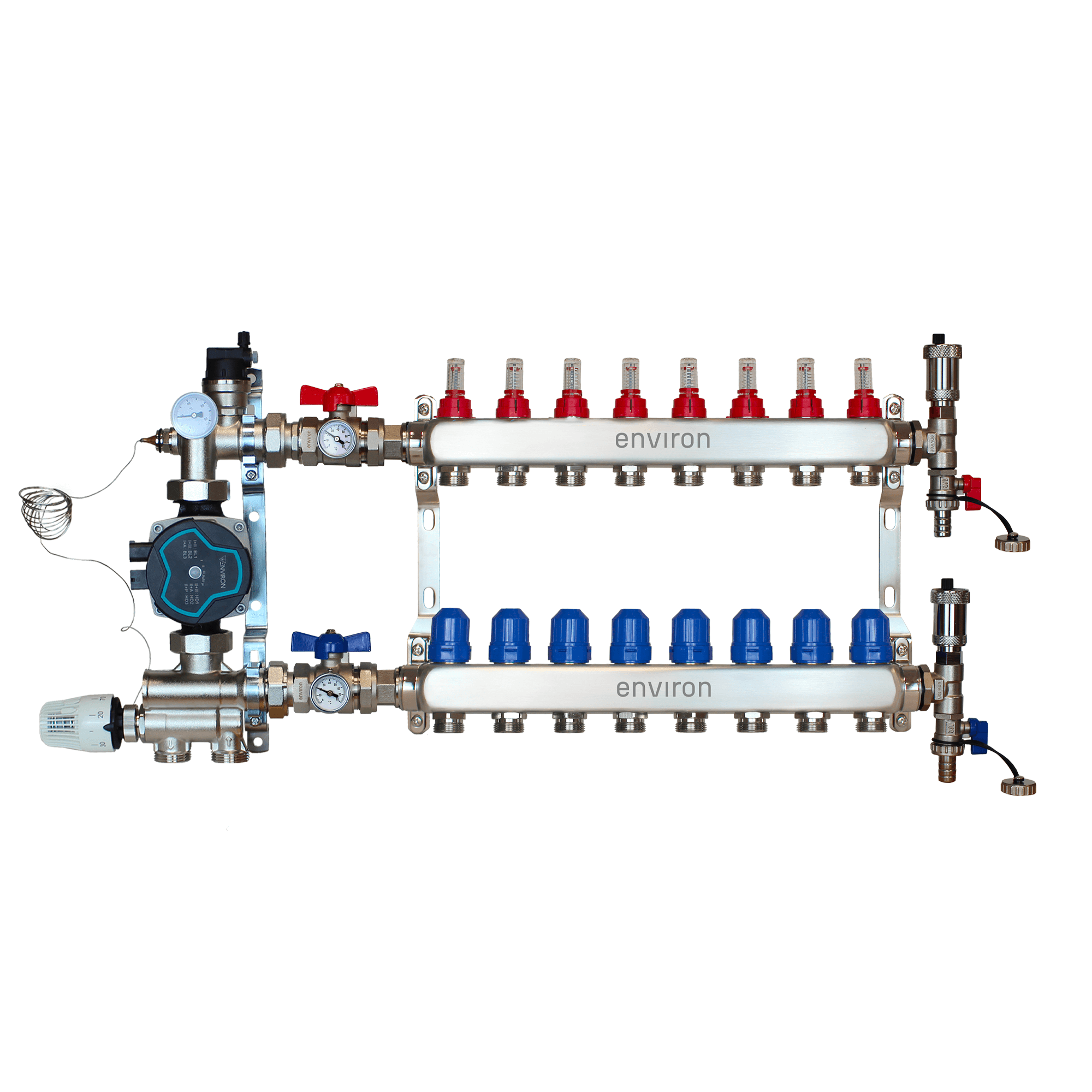 Festwertregelset M059 mit EcoStar 25/6 Hocheffizienzpumpe und Heizkreisverteiler und Zubehör