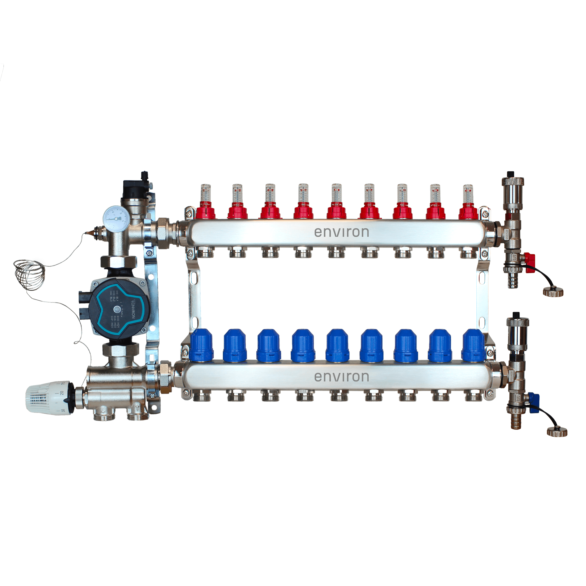 Festwertregelset M059 mit EcoStar 25/6 Hocheffizienzpumpe und Heizkreisverteiler und Zubehör