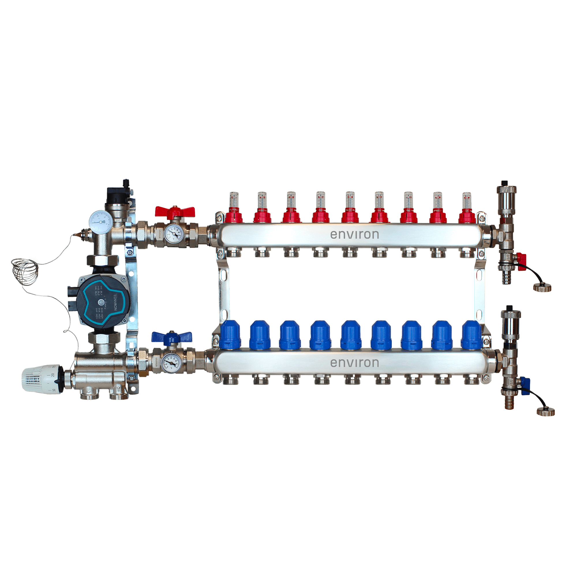 Festwertregelset M059 mit EcoStar 25/6 Hocheffizienzpumpe und Heizkreisverteiler und Zubehör