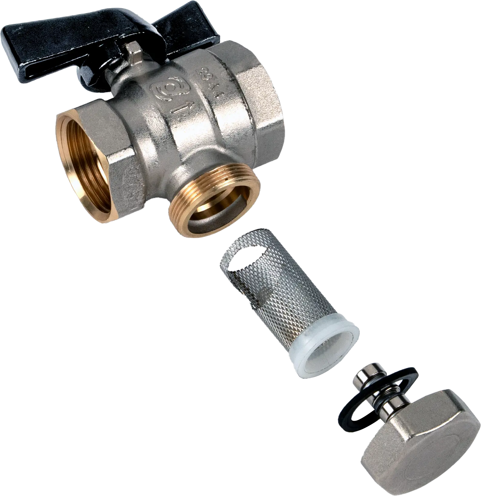 Magnet-Kugelhahn 3/4" DN15 – mit Filter & Magnet