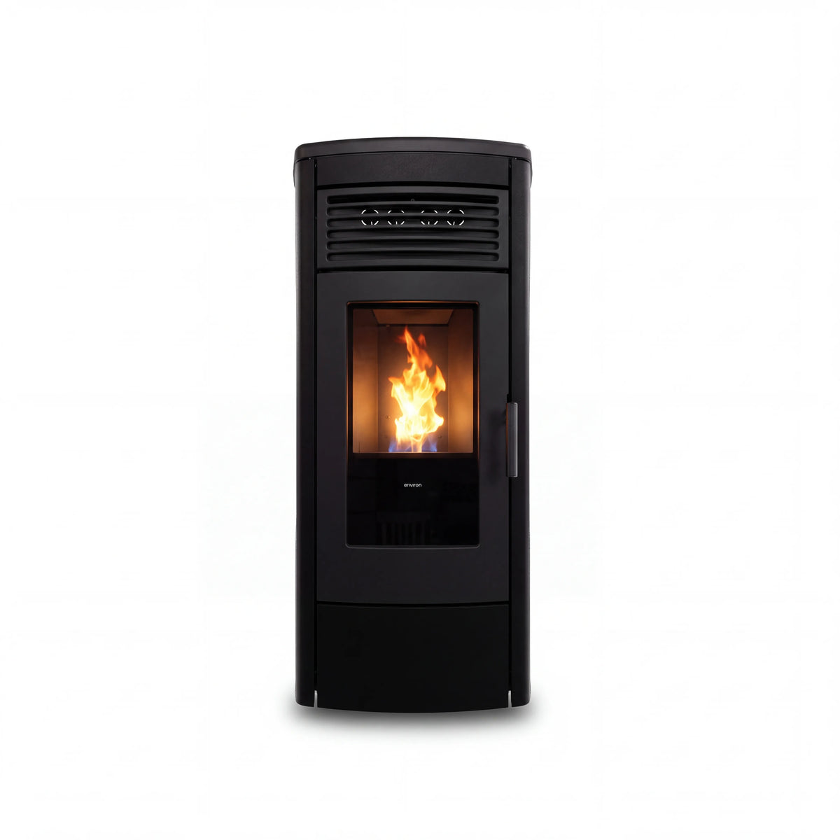 AquaFlame Linea 15 Samt-Schwarz – wasserführender Pelletofen 15 kW