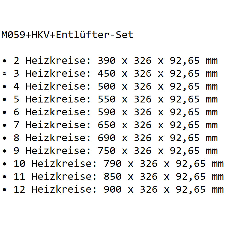 Festwertregelset M059 mit EcoStar 25/6 Hocheffizienzpumpe und Heizkreisverteiler und Zubehör