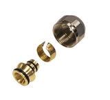 Conexión de anillo de apriete Eurocono 3/4" x 16 x 2,0 mm – Latón niquelado