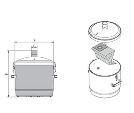 Dust collector Mini-DUSTLESS