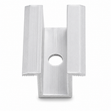 Pince centrale universelle en aluminium pour modules de 30 à 50 mm