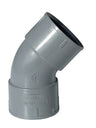 PVC-Bogen 45° Ø 50 mm – Richtungsänderung für Pelletleitungen