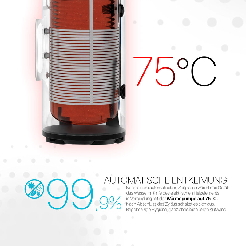AquaBoost A+ domestic hot water heat pump 300l floor-standing installation