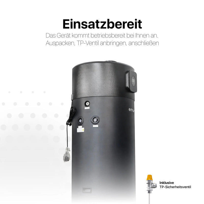 AquaBoost A+ domestic hot water heat pump 300l floor-standing installation