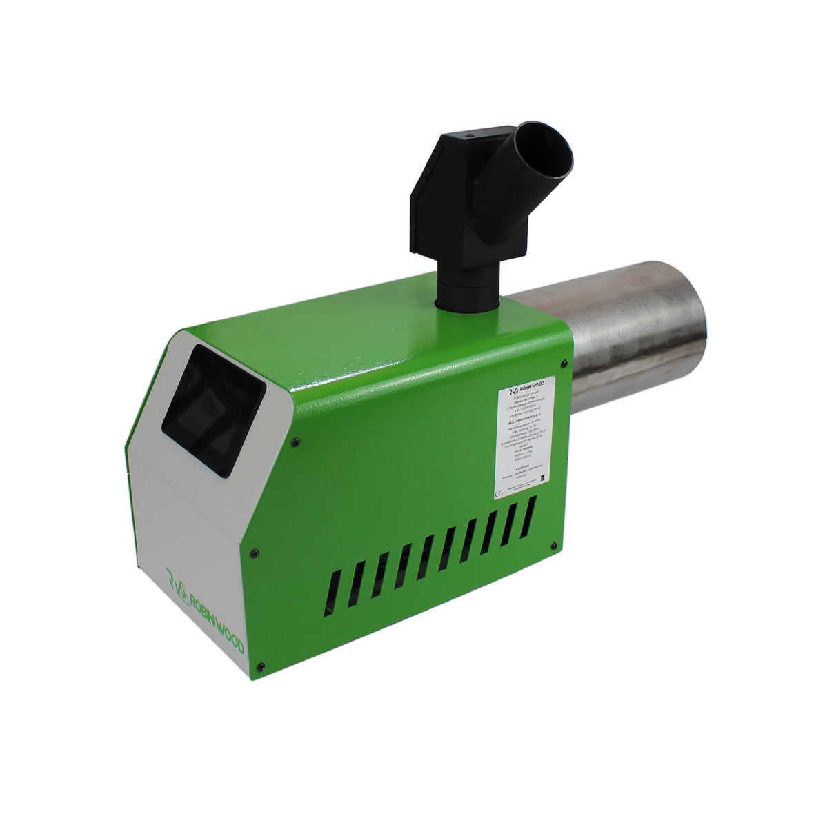 Robin Wood RW 8–35 kW quemador de pellets – modulante, clase 5, kit completo con tornillo sin fin