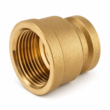 Messing-Gewindefitting Reduziermuffe IG x IG – 1/2" bis 1"