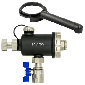 Compact sludge separator with magnet 3/4" including drain tap and cleaning key