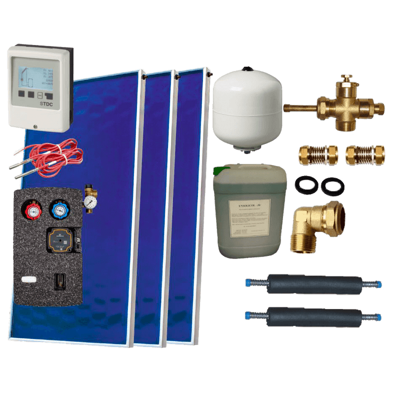 Solaranlage Komplettpaket Solarthermie
