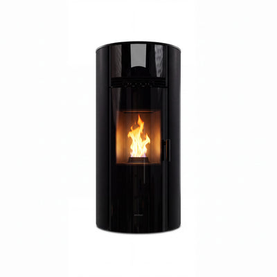 AquaFlame Style 15 Samt-Schwarz – wasserführender Pelletofen 15 kW