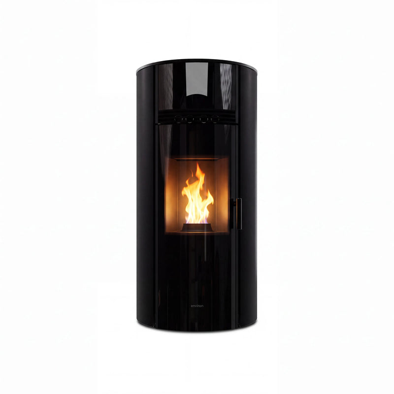 AquaFlame Style 15 Samt-Schwarz – wasserführender Pelletofen 15 kW