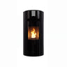 AquaFlame Style 15 Samt-Schwarz – wasserführender Pelletofen 15 kW