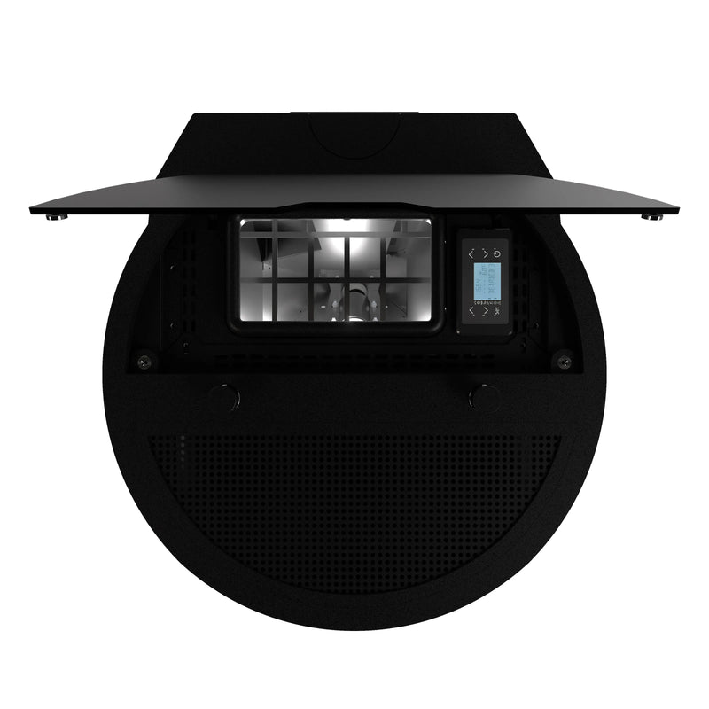 AquaFlame Style 15 Samt-Schwarz – wasserführender Pelletofen 15 kW