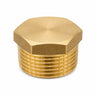 Racores de latón roscados tapón AG – 3/8", 1/2", 3/4", 1", 1 1/4", 1 1/2"