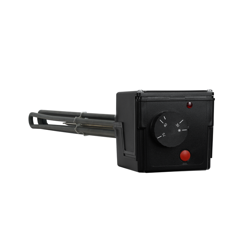 Resistenza elettrica 2,5 kW – termostato e isolamento – 230V – 1½" maschio