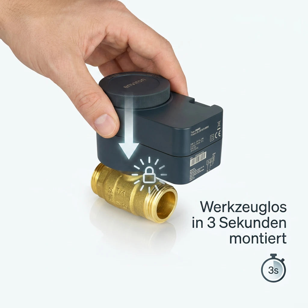 Zonenventil DN20 3/4" AG – 2-Wege-Motorkugelhahn mit Stellantrieb ENA05