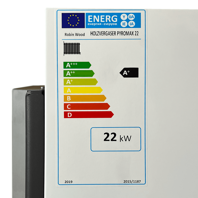 PyroMax 22 kW Komplettset – Holzvergaser mit Pufferspeicher