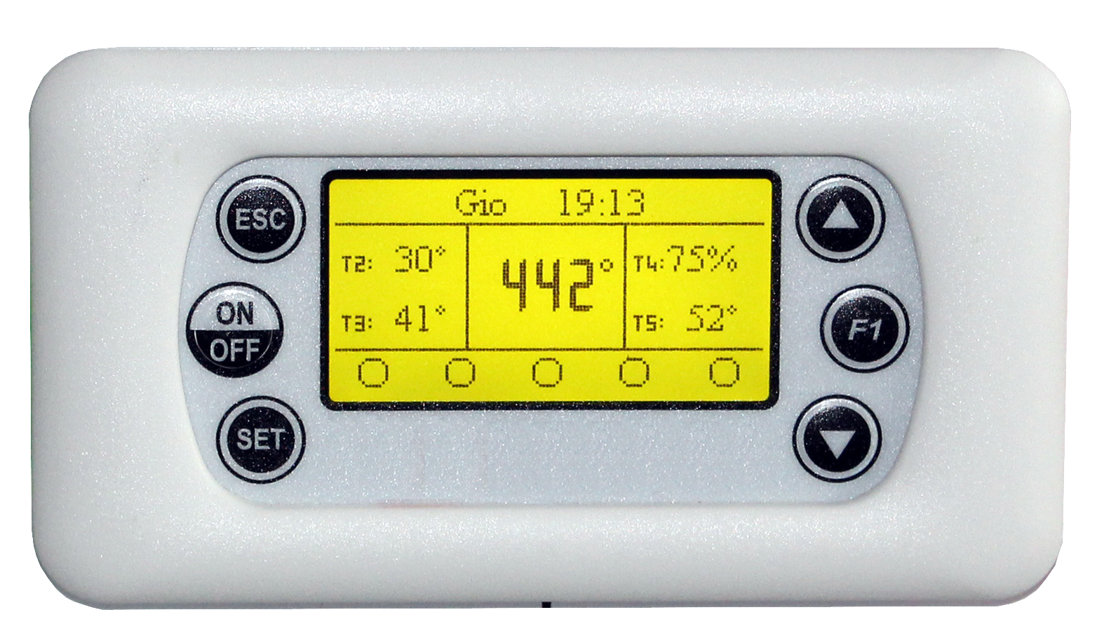 Environ Universal Temperatursteuerung mit 5 Eingängen und 5 Relais