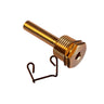 Immersion sleeve G1/2" brass, installation length 50mm stainless steel