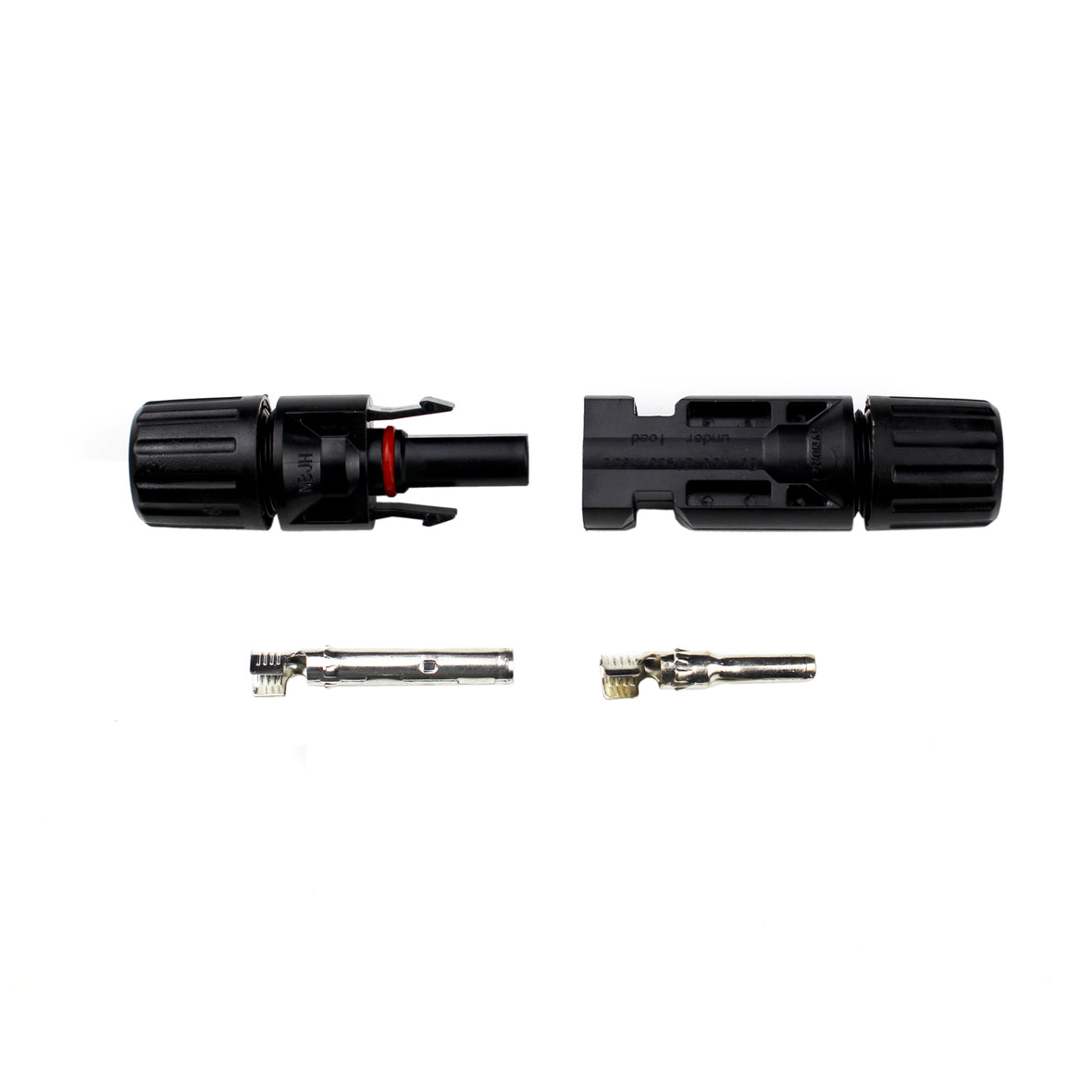 Set connettori solari MC4 compatibile – spina + presa – 2,5 / 4 / 6 mm² – IP67 – 1000V