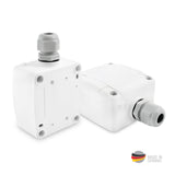 Sensor de temperatura exterior NTC5K / NTC10K / PT1000 – IP65, -50…+90°C, automatización de edificios