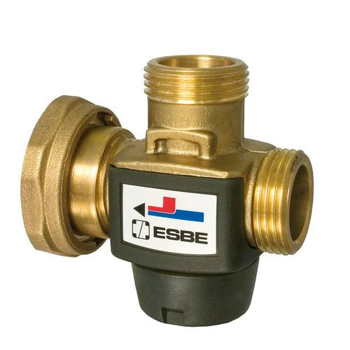 ESBE VTC 317 Ladeventil 55°C oder 60°C mit Pumpenverschraubung 1 ½" x 1" IG