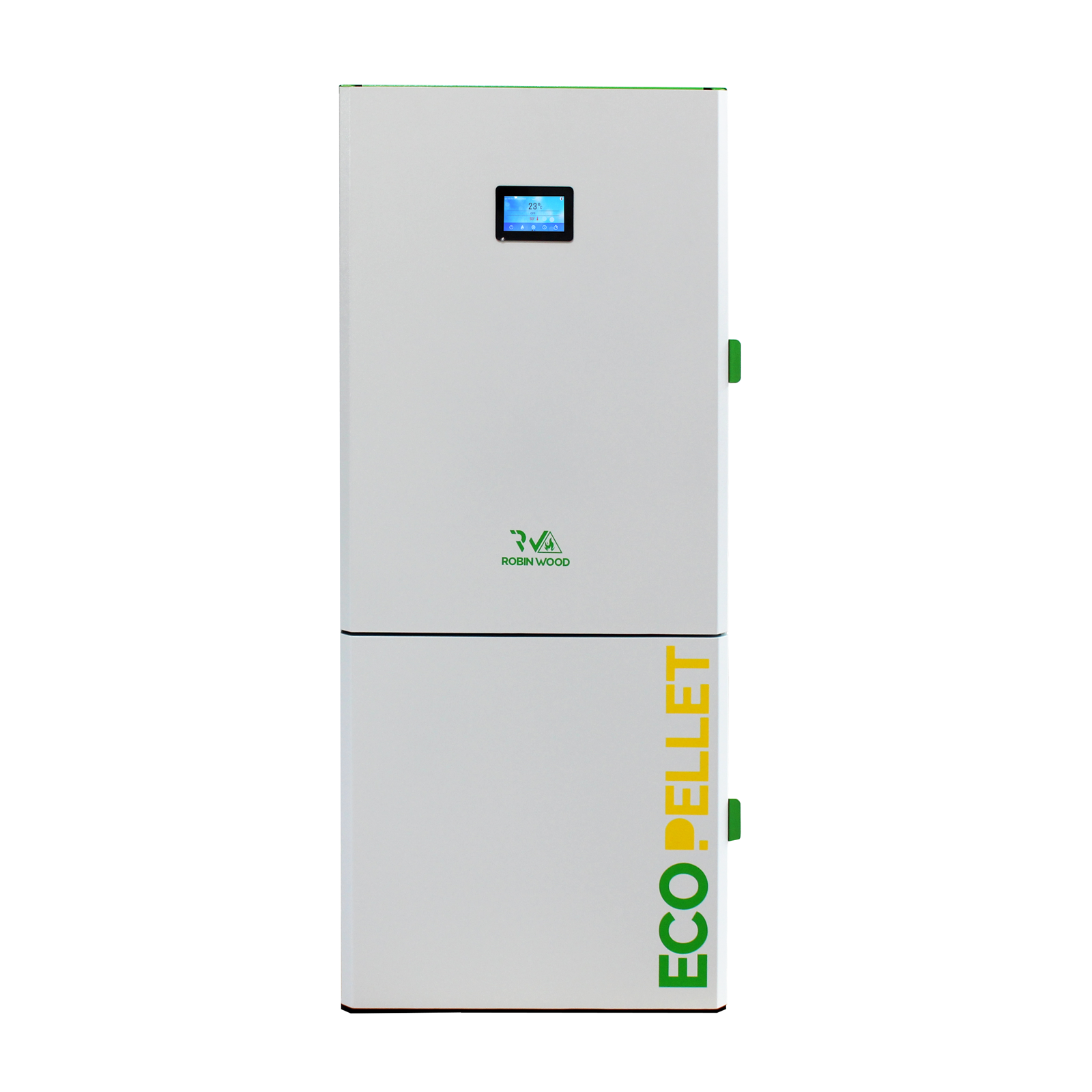 Robin Wood EcoPellet A++ 12, 18, 24, 30, 35 kW mit Environ Pelletsaugsystem und Hygiene Pufferspeicher + Zubehör